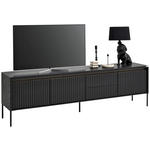 LOWBOARD  in 192/56/40 cm  - Schwarz, Design, Holzwerkstoff (192/56/40cm) - Hom`in