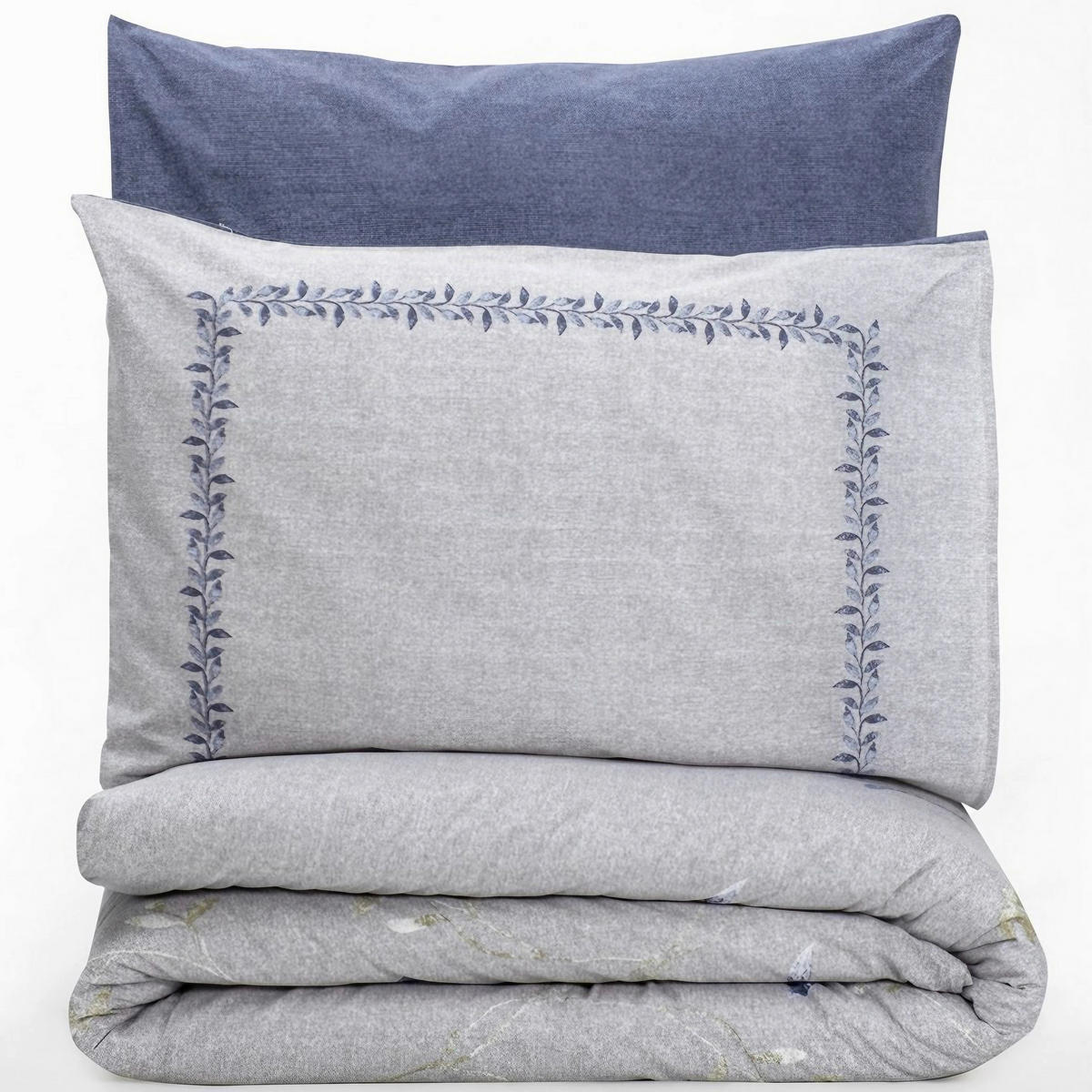 BETTWÄSCHE 135/200 cm  - Multicolor/Hellgrau, Basics, Textil (135/200cm)