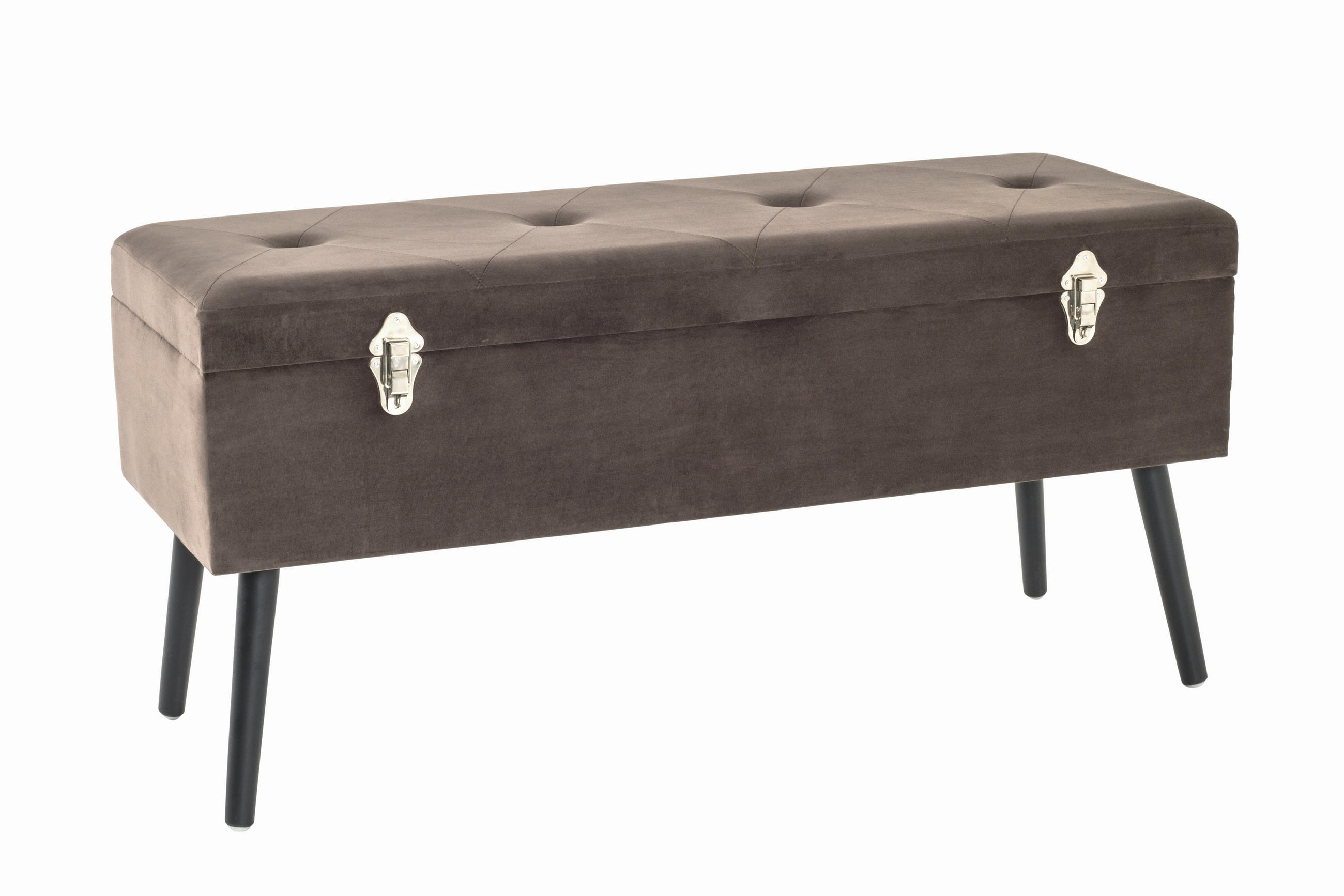 XXXLutz Truhenbank Taupe 106x52x40 cm