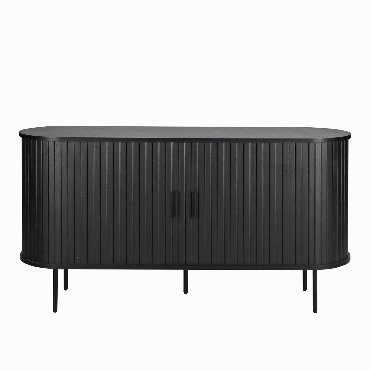 SIDEBOARD  in 140/76/40 cm  - Schwarz, Design, Holzwerkstoff/Metall (140/76/40cm) - Livetastic