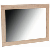 OGLEDALO, 95/68/1,8 cm steklo, leseni material  - barve hrasta, Konvencionalno, steklo/leseni material (95/68/1,8cm) - Xora