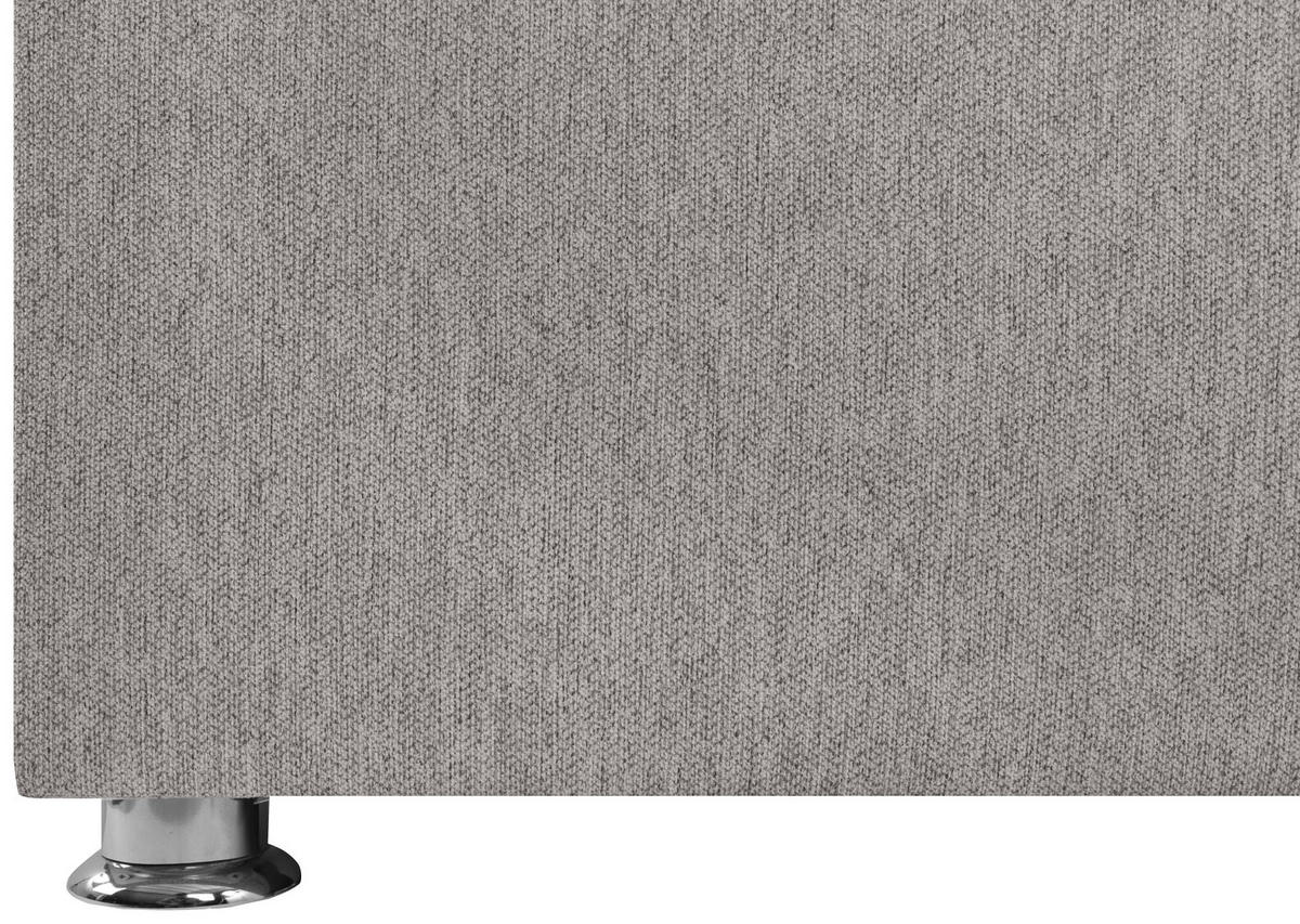 POLSTERBETT Matratze, Lattenrost, Bettkasten Hellgrau 90/200 cm  - Hellgrau, MODERN, Holz/Kunststoff (90/200cm) - MID.YOU
