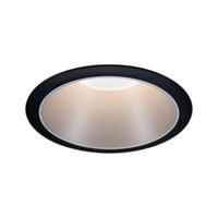 LED-EINBAUSPOT Cole 8,8 cm  - Silberfarben/Schwarz, Design, Kunststoff/Metall (8,8cm) - Paulmann