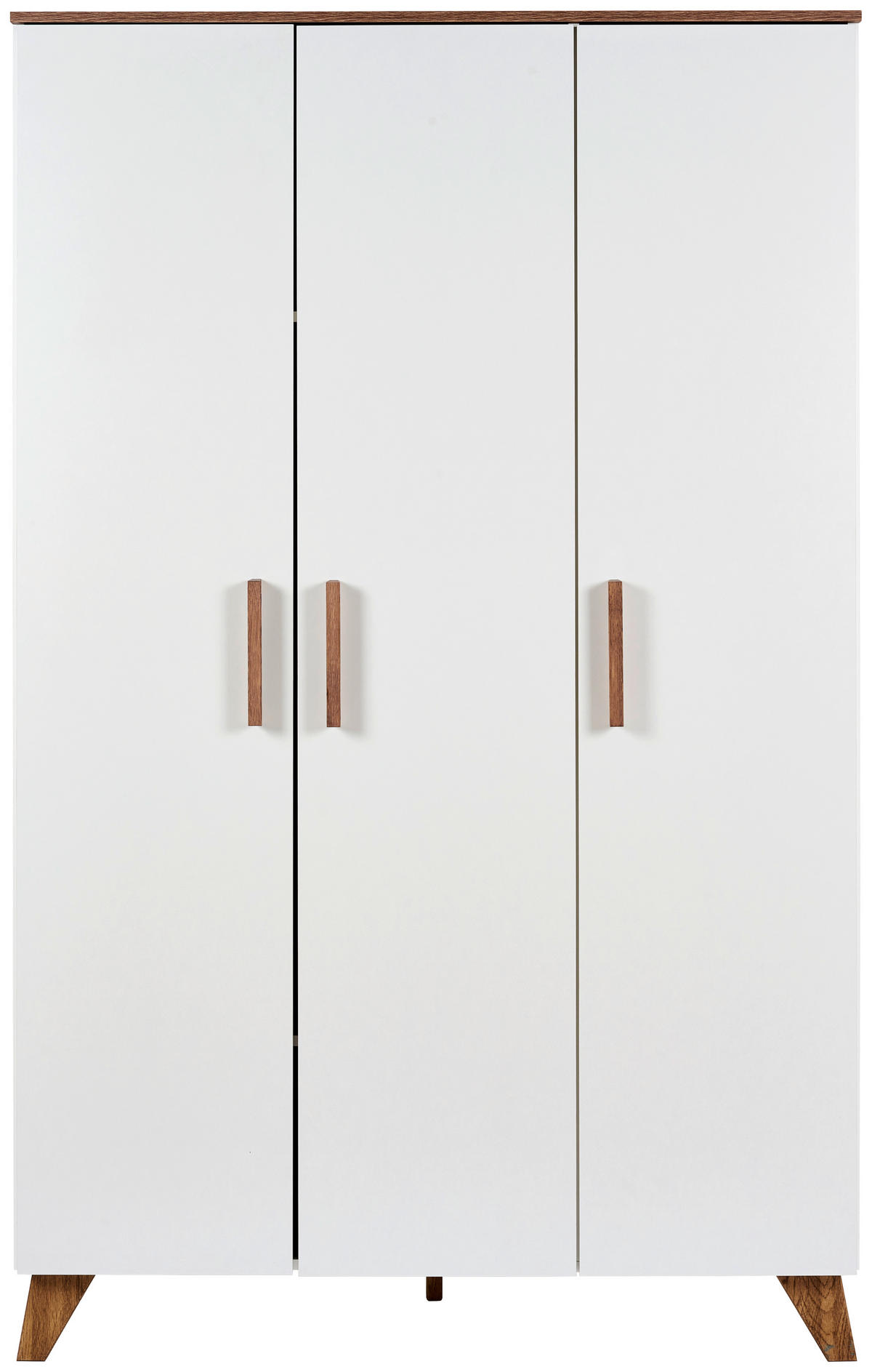 BABYKLEIDERSCHRANK Emely  - Weiß, Basics, Holzwerkstoff (118/190/52cm) - Jimmylee