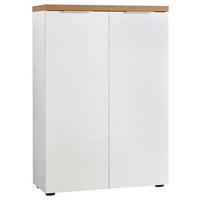 ORMAR ZA OBUĆU  bijela, boje hrasta  drvni materijal     - bijela/boje hrasta, Design, drvni materijal/metal (80/115/34cm) - Voleo