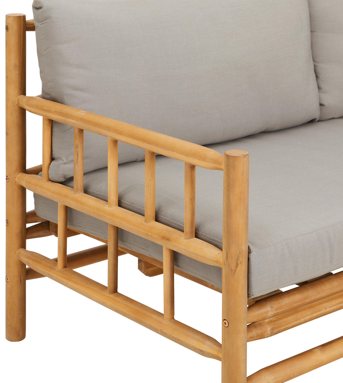 LOUNGEGARNITUR 231,5/231,5 cm Akazie Hartholz  - Taupe/Teakfarben, Natur, Holz/Textil (231,5/231,5cm) - Ambia Garden