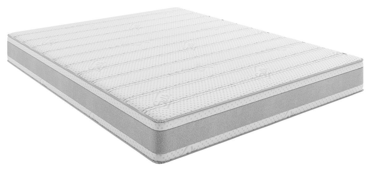 TASCHENFEDERKERNMATRATZE Only H3/H4, 140/200 cm, Höhe ca.: 20 cm, H3 + H4 = fest + sehr fest, 7-Zonen - Weiß, Basics, Textil (140/200cm) - Livetastic