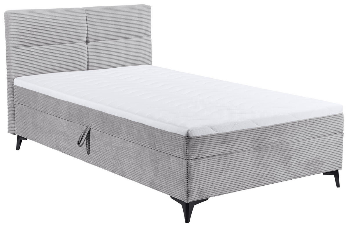 BOXBETT 120/200 cm  in Beige  - Beige, MODERN, Holzwerkstoff/Kunststoff (120/200cm) - MID.YOU