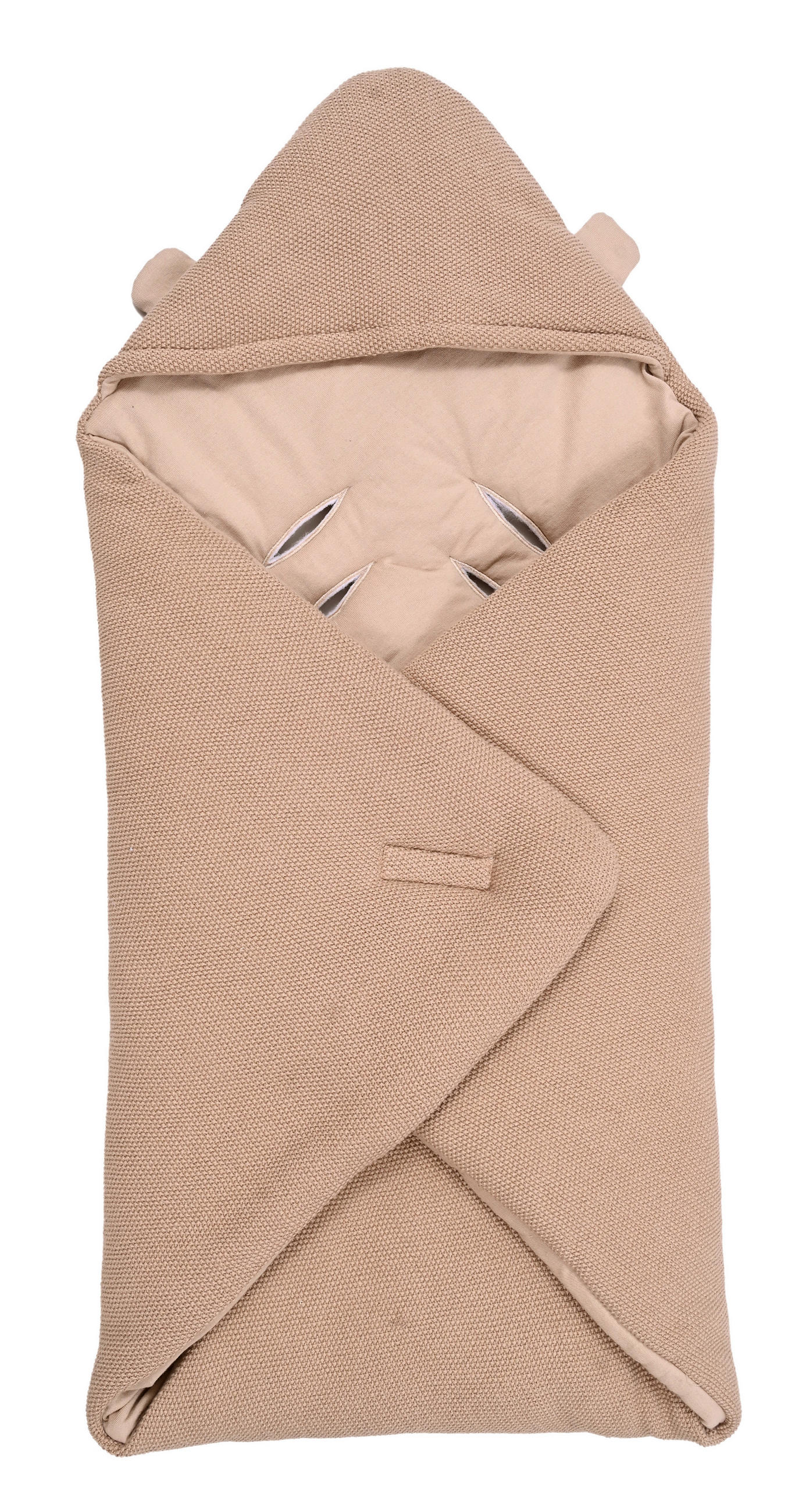 EINSCHLAGDECKE  100/110 cm     - Beige, Basics, Textil (100/110cm) - Avelia