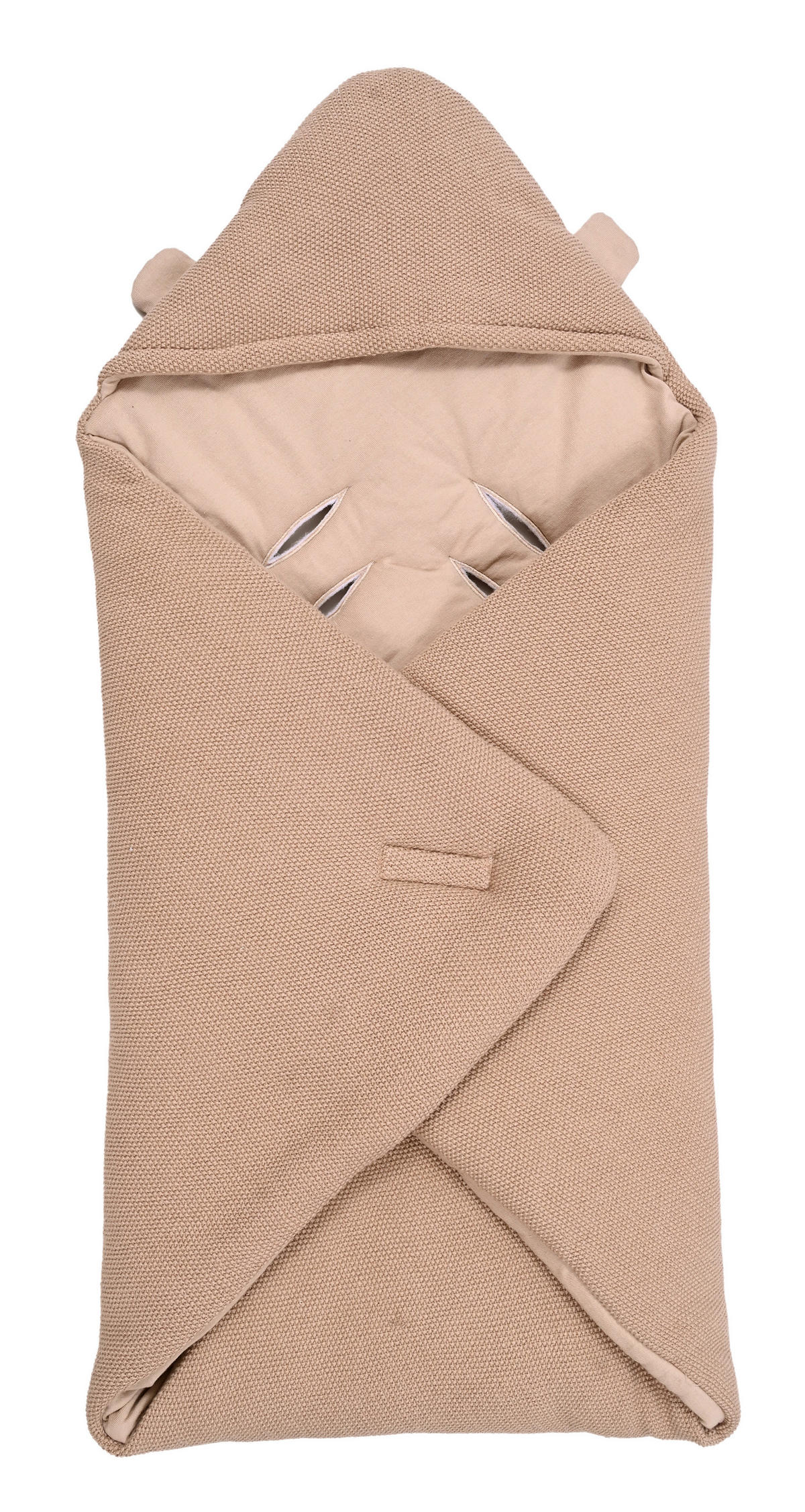 EINSCHLAGDECKE  100/110 cm  - Beige, Basics, Textil (100/110cm) - Avelia