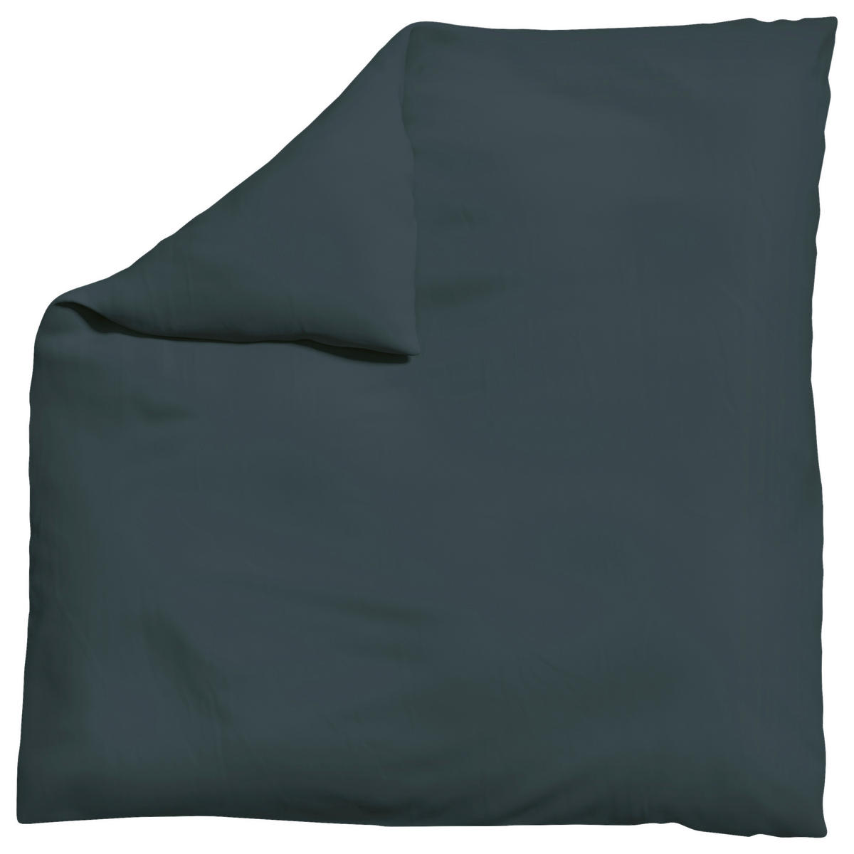 BETTDECKENBEZUG KNITTED JERSEY Jersey 200/200 cm  - Dunkelgrau, Basics, Textil (200/200cm) - Schlafgut