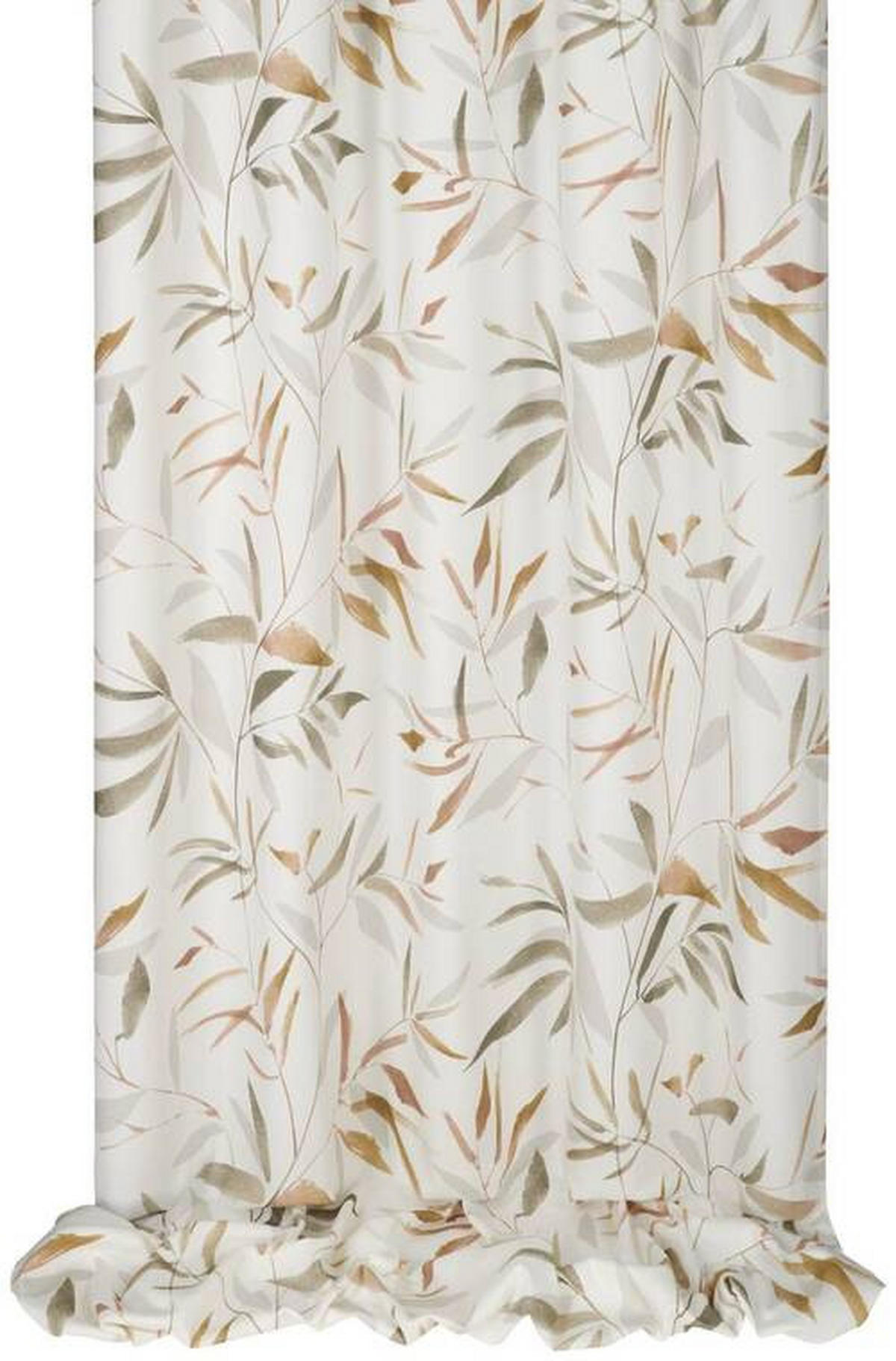 DEKORAČNÁ LÁTKA, nepriehľadné, 26/10/72 cm - béžová/terakota, Konventionell, textil (26/10/72cm) - Esposa