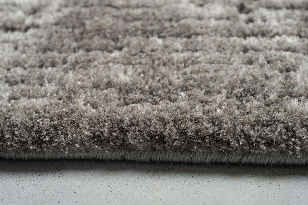 HOCHFLORTEPPICH 133/195 cm Masai Taupe rechteckig  - Taupe, Basics, Kunststoff/Textil (133/195cm) - Novel