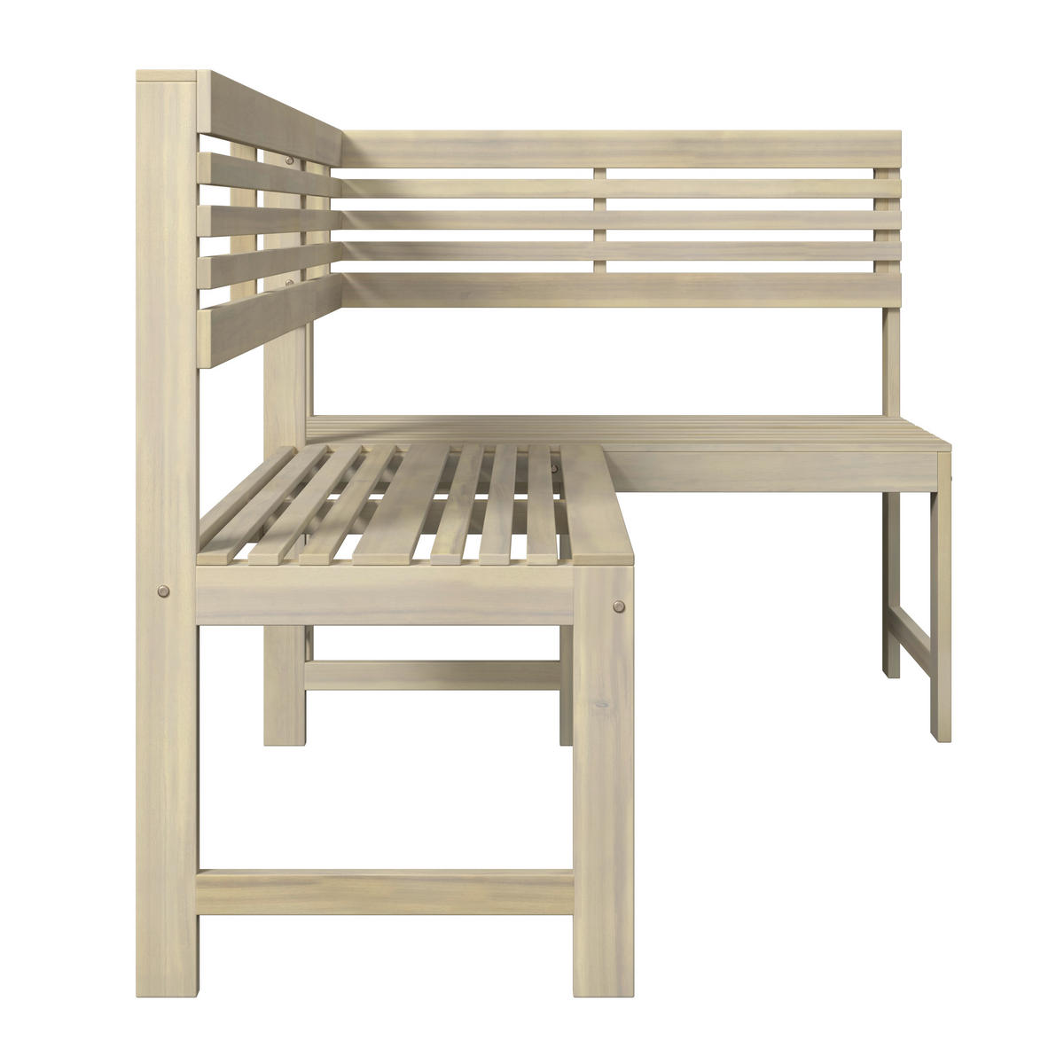 GARTENSET 3-teilig  - Akaziefarben, ROMANTIK / LANDHAUS, Holz - Ambia Garden