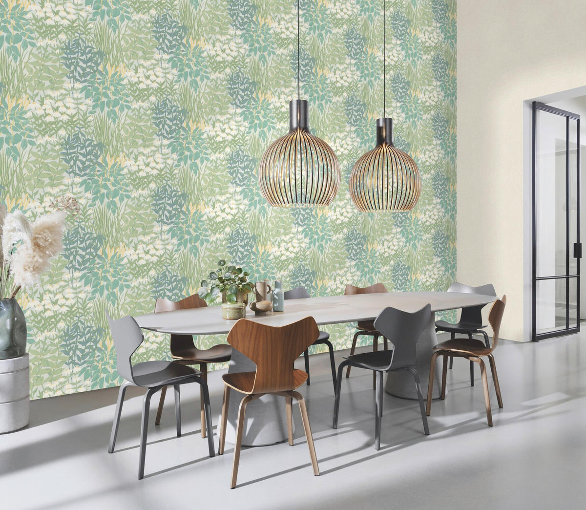 TAPETE - Blau, Natur, Textil (600/53cm) - Tesa