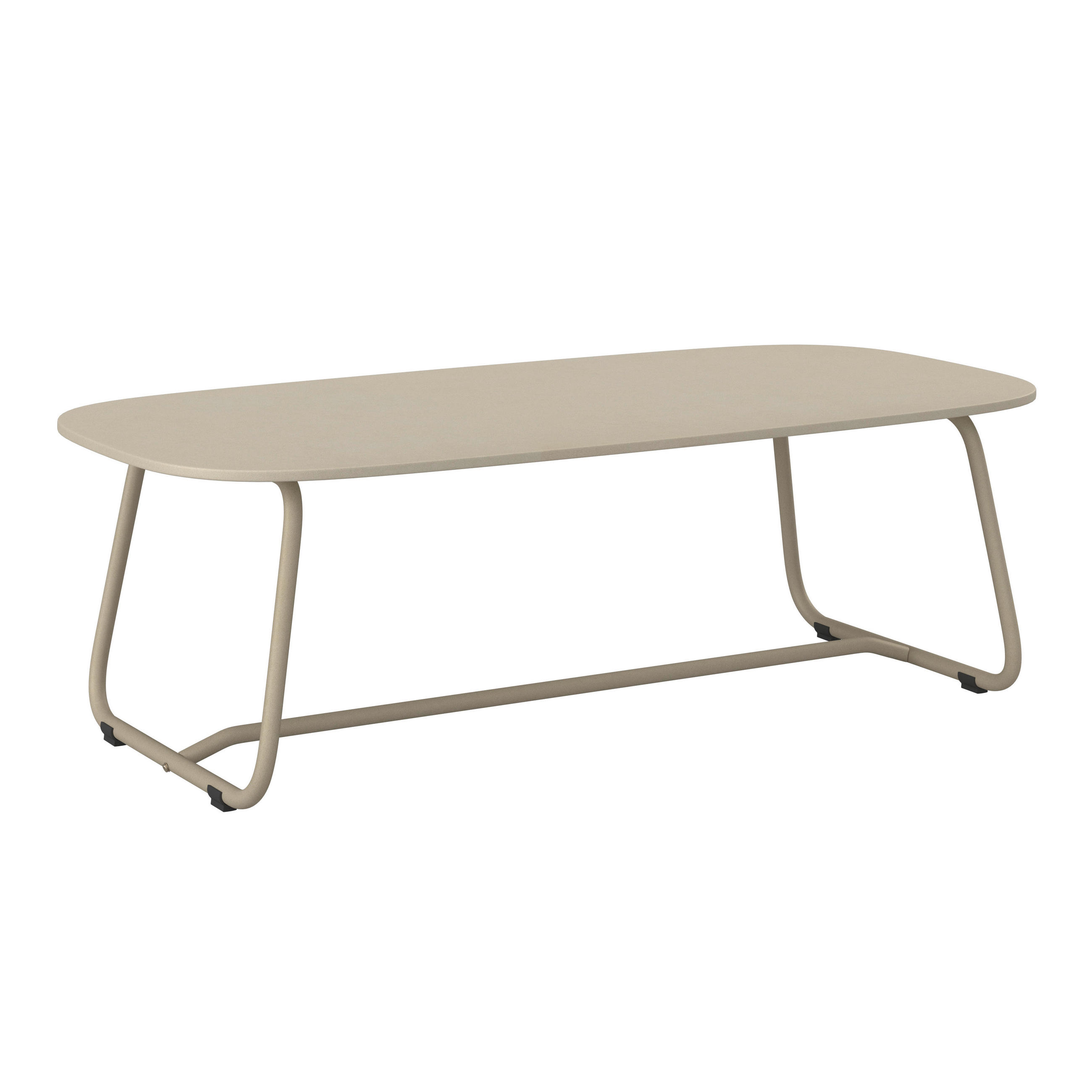 MASĂ DE LOUNGE  - culoare natur/ecru, Lifestyle, ceramică/metal (120/60/38cm) - Dieter Knoll
