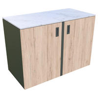 UTEKÖK   126/92/63 cm  - antracit/ekfärgad, Basics, metall/sten (126/92/63cm) - Gardenson