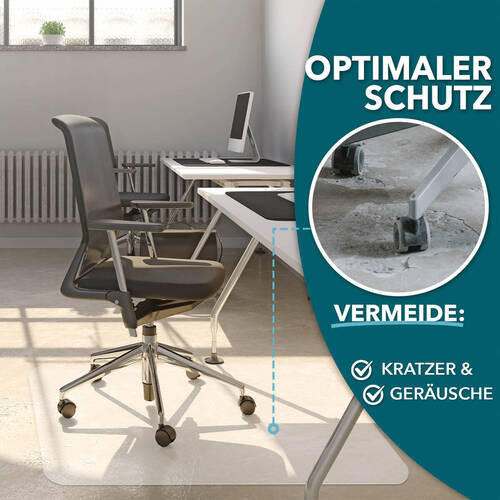 BODENSCHUTZMATTE 150/300 cm  - Transparent, Basics, Kunststoff (150/300cm)