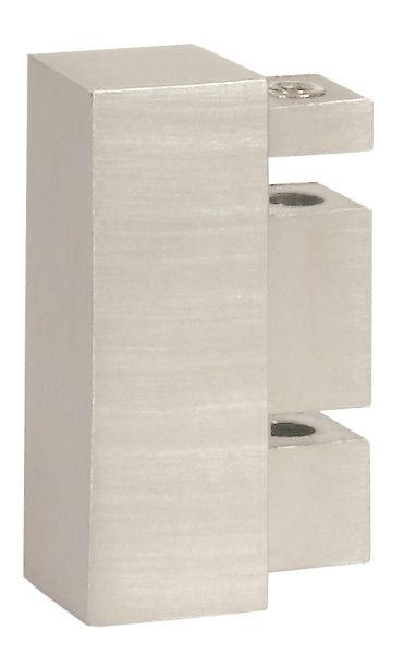 ENDSTÜCK  - Edelstahlfarben, Basics, Metall (32/11cm) - Homeware