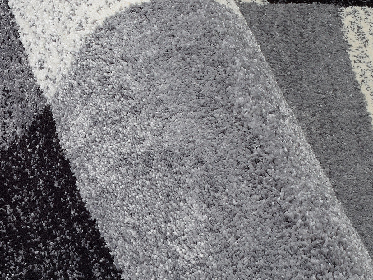 WEBTEPPICH 240/290 cm Astor Grid Grau, Schwarz  - Schwarz/Grau, Design, Textil (240/290cm) - Novel
