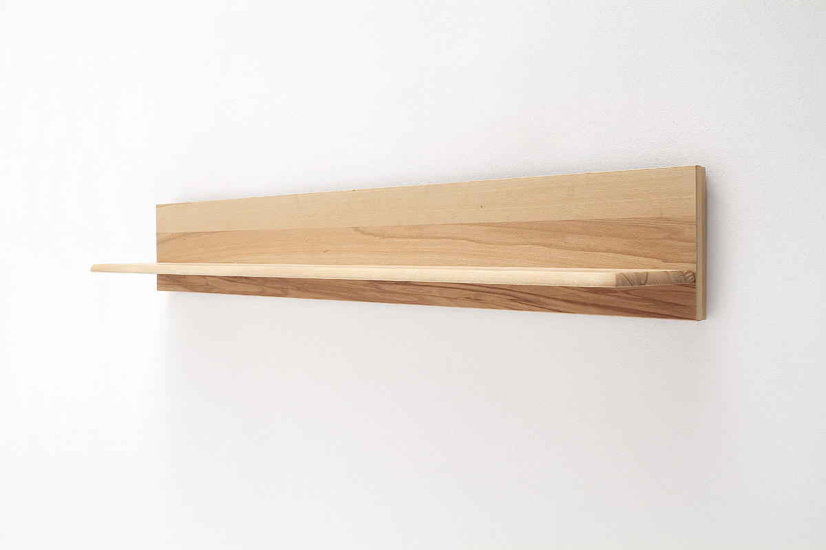 WOHNWAND  in Buchefarben  300/176/51 cm  - Buchefarben/Silberfarben, Design, Glas/Holz (300/176/51cm) - Livetastic