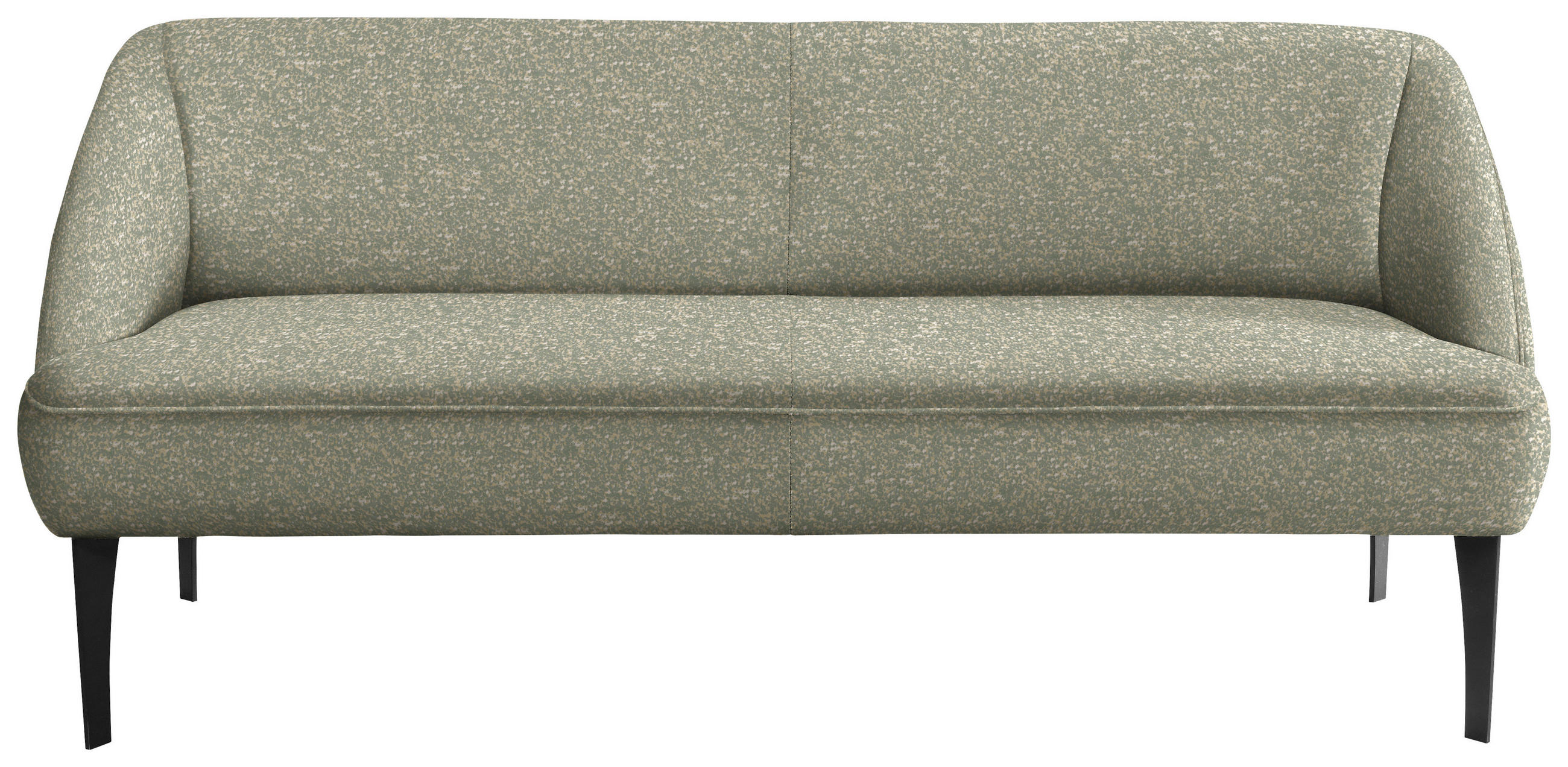 SITZBANK 177/85/72 cm Webstoff Beige, Jadegrün Metall  - Jadegrün/Beige, KONVENTIONELL, Textil/Metall (177/85/72cm) - Moderano