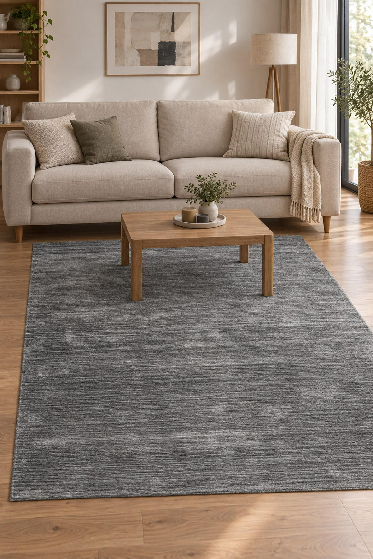 ORIENTALSKA PREPROGA  Natura 900     120/170 cm     siva  - siva, Basics, tekstil (120/170cm)