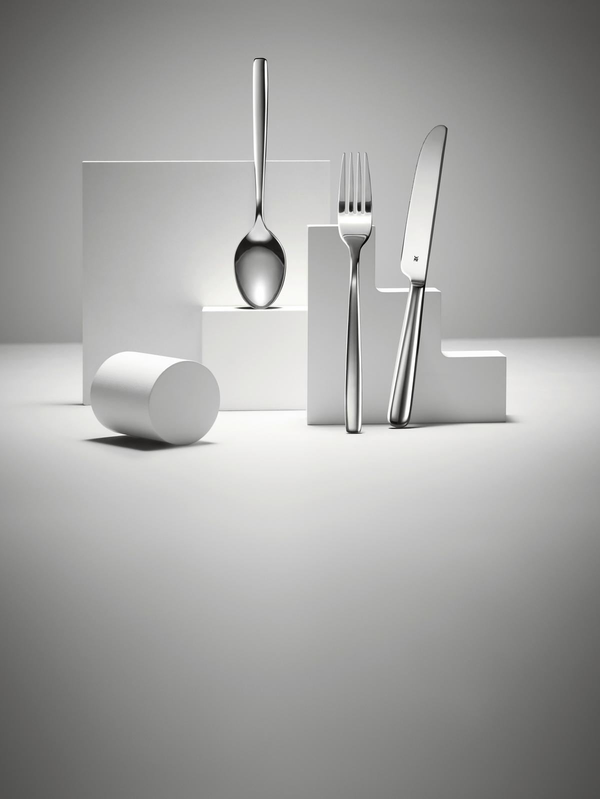 BESTECKSET Palma 30-teilig Edelstahl  - Edelstahlfarben, Design, Metall - WMF