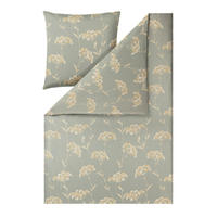 BETTWÄSCHE 2-teilig Atelier Interlock-Jersey 135/200 cm  - Grün, Design, Textil (135/200cm) - Estella