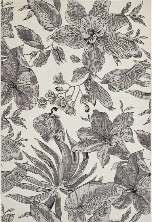 UTOMHUSMATTA Milano  - beige/grå, Klassisk, textil (123/180cm) - Ambia Garden