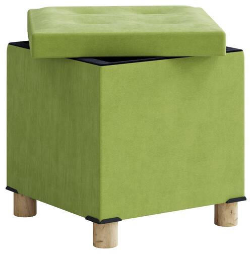 SITZBOX in Textil Grün  - Braun/Grün, MODERN, Holzwerkstoff/Textil (38/40/38cm) - MID.YOU
