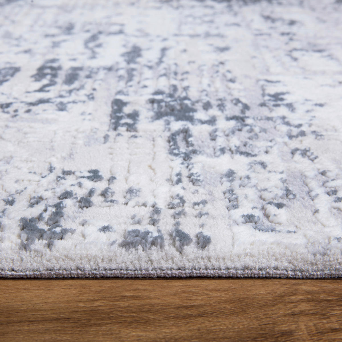 VINTAGE-TEPPICH 160/230 cm Lotus Creme, Weiß, Hellgrau, Dunkelgrau  - Dunkelgrau/Creme, LIFESTYLE, Textil (160/230cm) - Novel