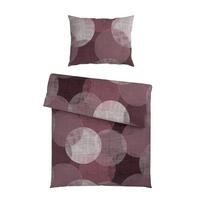 POSTEĽNÁ BIELIZEŇ, flanel, hnedofialová, 140/220 cm - hnedofialová, textil (140/220cm) - Esposa