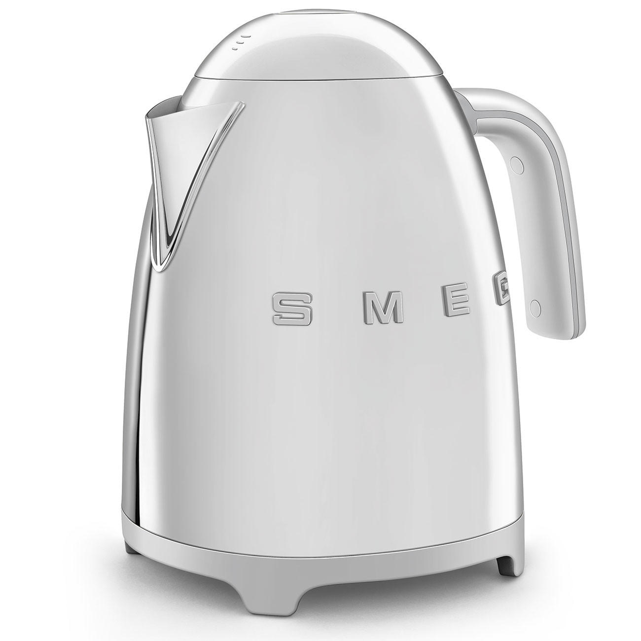 WASSERKOCHER 1,7 l  - Chromfarben, Design, Metall (22,6/24,8/17,1cm) - SMEG