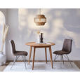 ESSTISCH 100/100/76 cm Echtholz  Holz rund Eichefarben  - Eichefarben, Design, Holz (100/100/76cm) - Cantus
