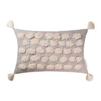 KISSENHÜLLE T-Tufted Blobs 30/50 cm  - Naturfarben, Trend, Textil (30/50cm) - Tom Tailor