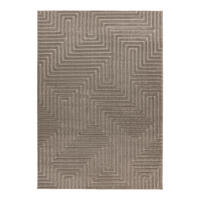 TKANI TEPIH  srebrna     - srebrna, Dizajnerski, tekstil (160/230cm)