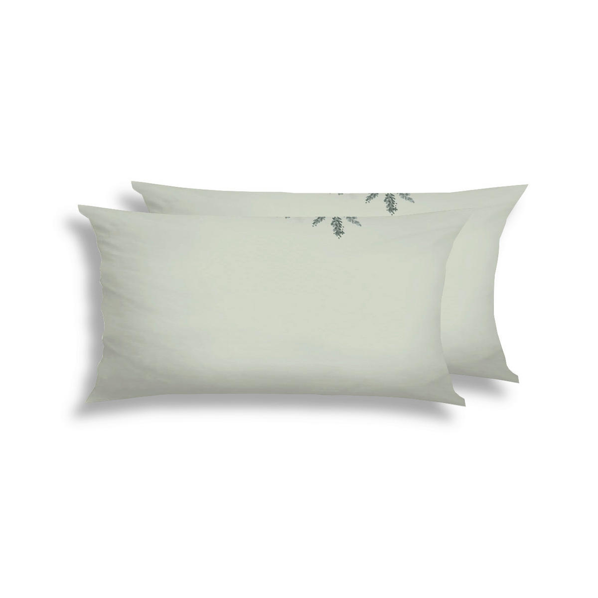 KOPFPOLSTERBEZUG 40/80 cm  - Salbeigrün, Design, Textil (40/80cm) - Florella