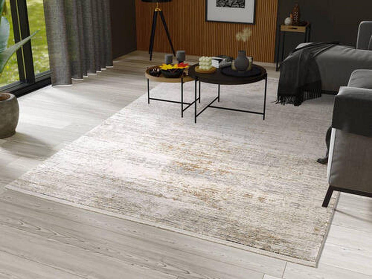 WEBTEPPICH 133/200 cm Gelb  - Gelb, Design, Textil (133/200cm) - Musterring