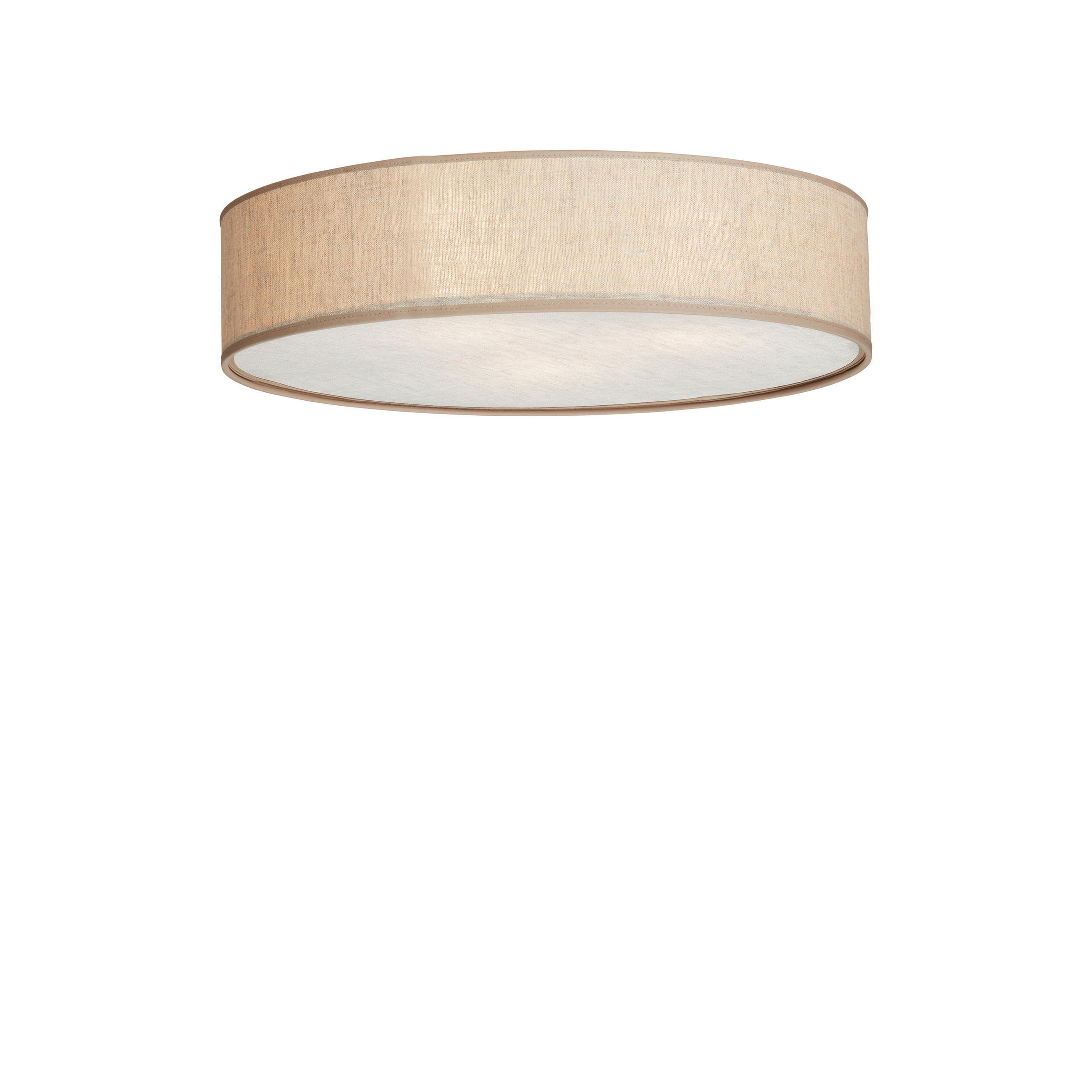 TAKLAMPA Soft 44/14,2 cm  - beige, Natur, metall/textil (44/14,2cm) - Belid