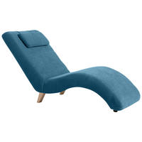 LIEGE Velours Petrol  - Buchefarben/Petrol, Design, Holz/Textil (65/84/163cm) - Max Winzer