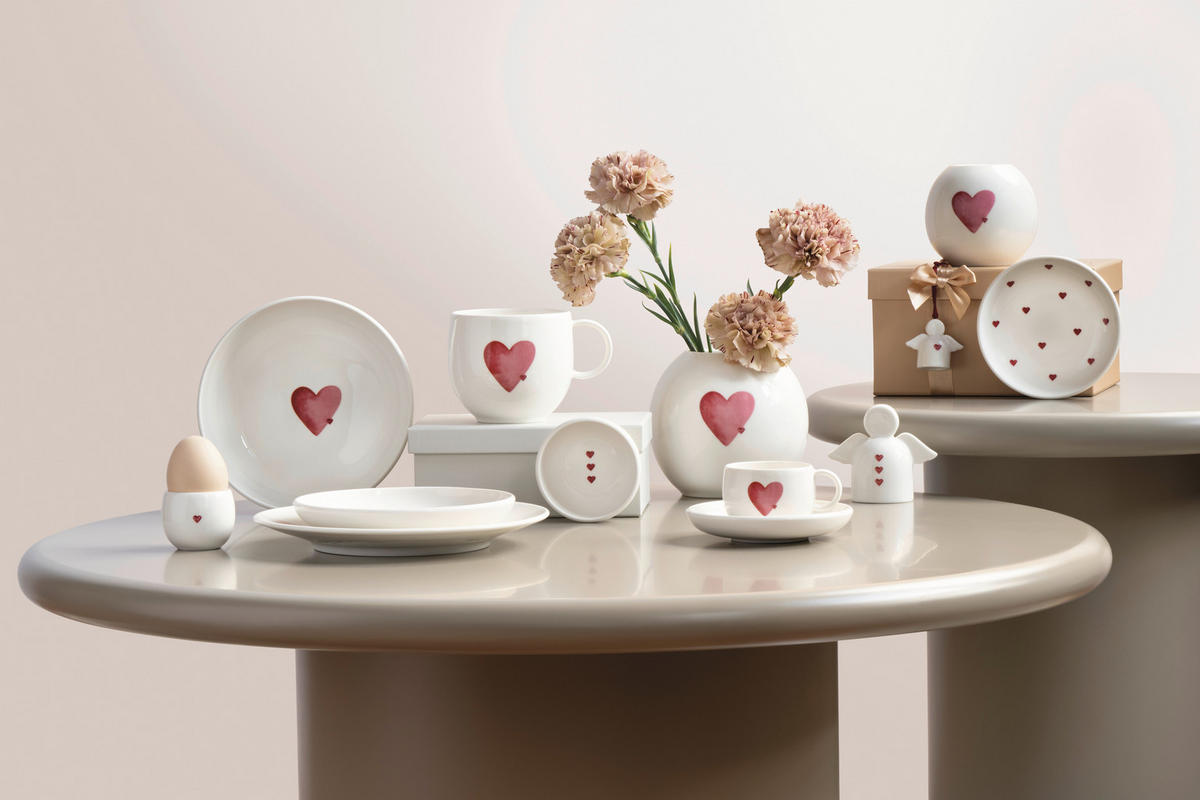 VASE With Love  - Weiß, KONVENTIONELL, Keramik (13/11,5cm) - Villeroy & Boch