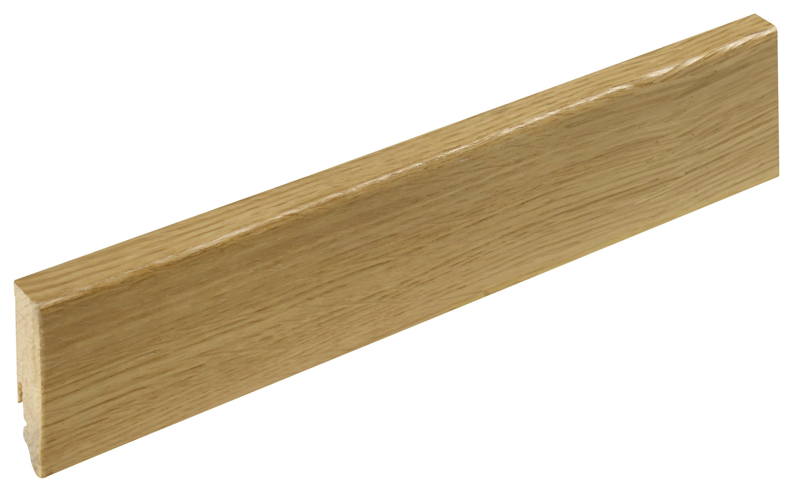 SOCKELLEISTE Eichefarben  - Eichefarben, Basics, Holz (1,6/4/250cm) - Homeware