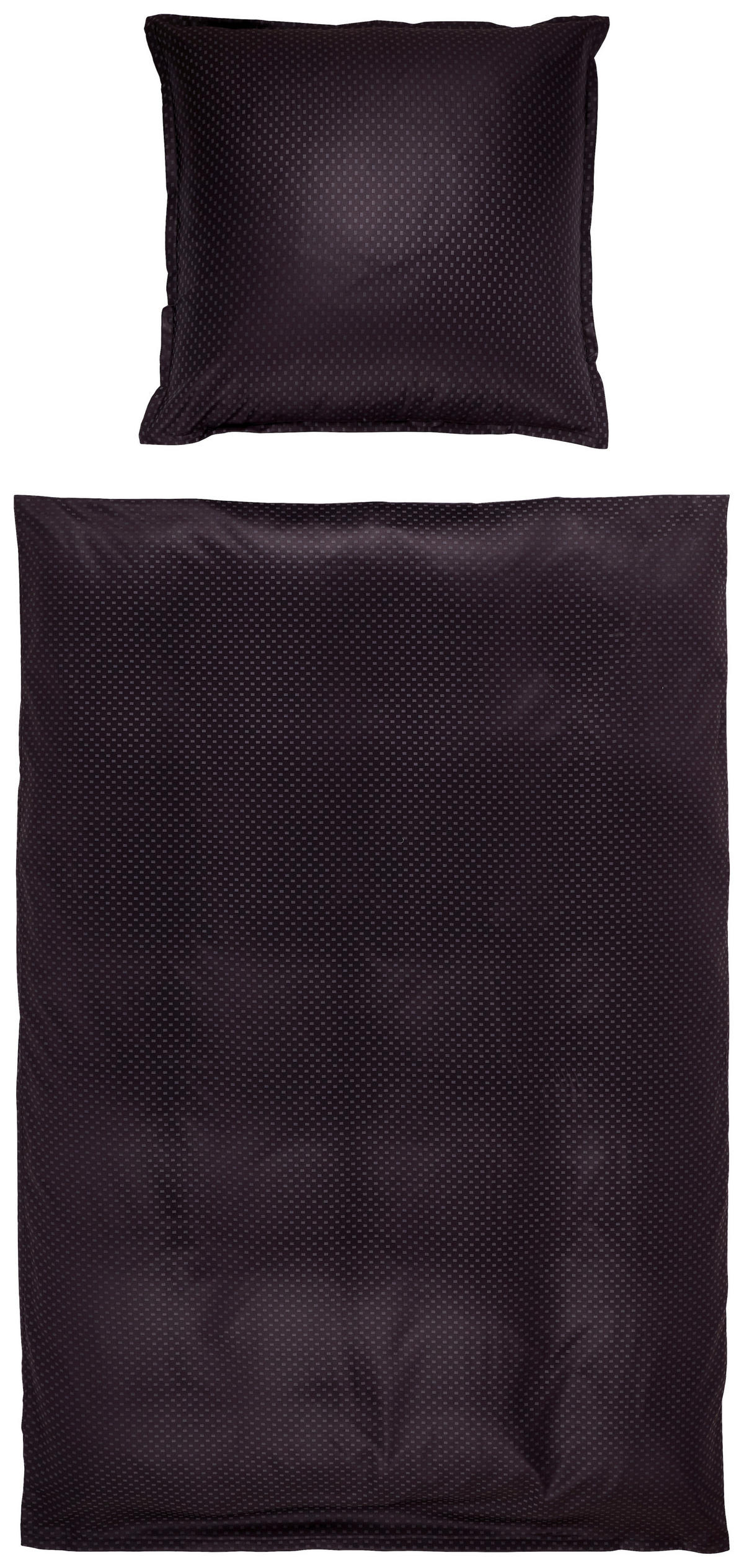 POSTELJNINA Livorno 200/200 cm damast črna  - črna, Konvencionalno, tekstil (200/200cm) - Curt Bauer