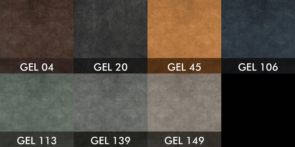 POLSTERBETT Dunkelgelb, Hellbraun 180/200 cm  - Chromfarben/Hellbraun, KONVENTIONELL, Textil (180/200cm) - Ti'me