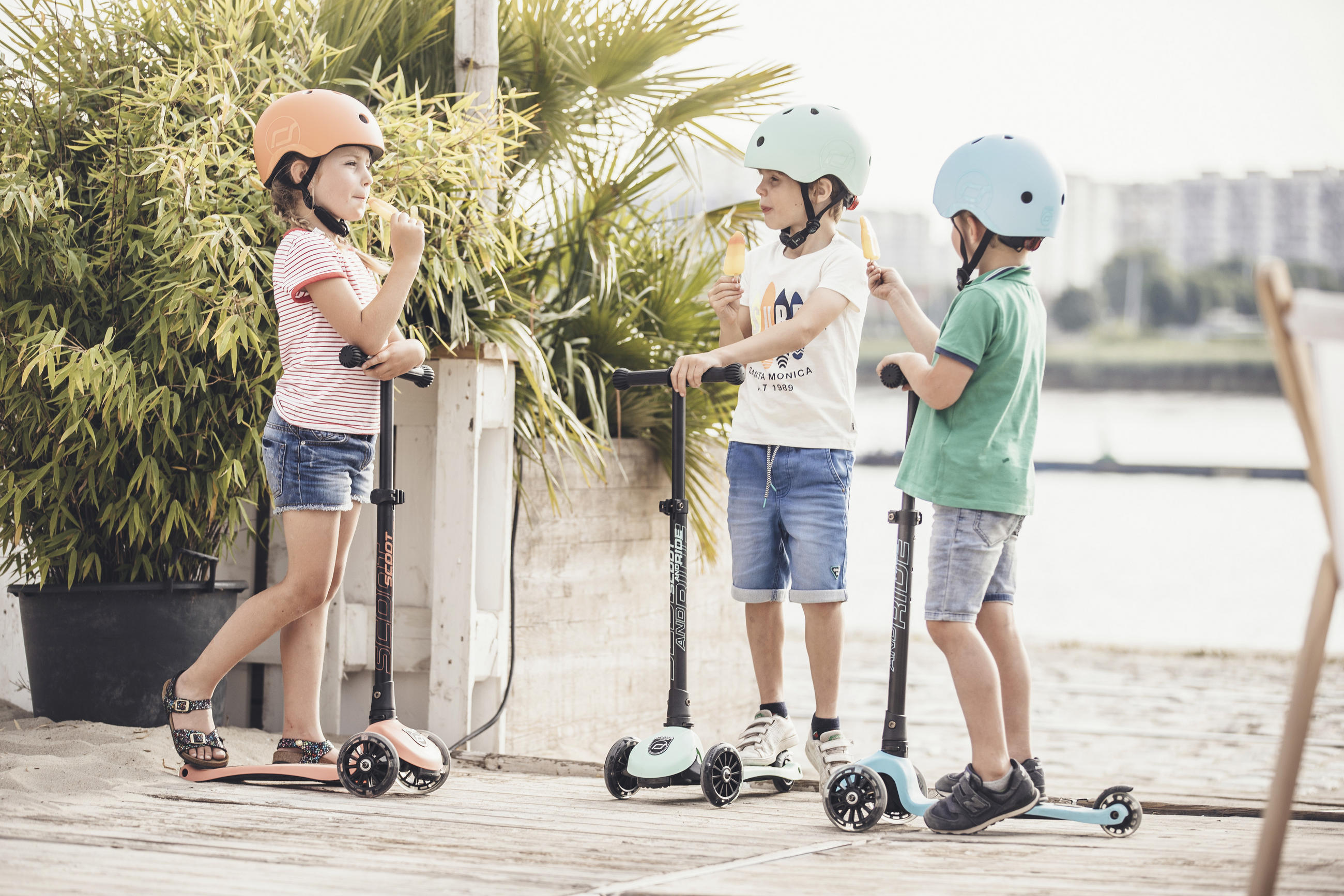 KINDERSCOOTER Highwaykick 3  - Schwarz/Grün, Trend, Kunststoff/Metall (24/72/55cm) - Scoot and Ride