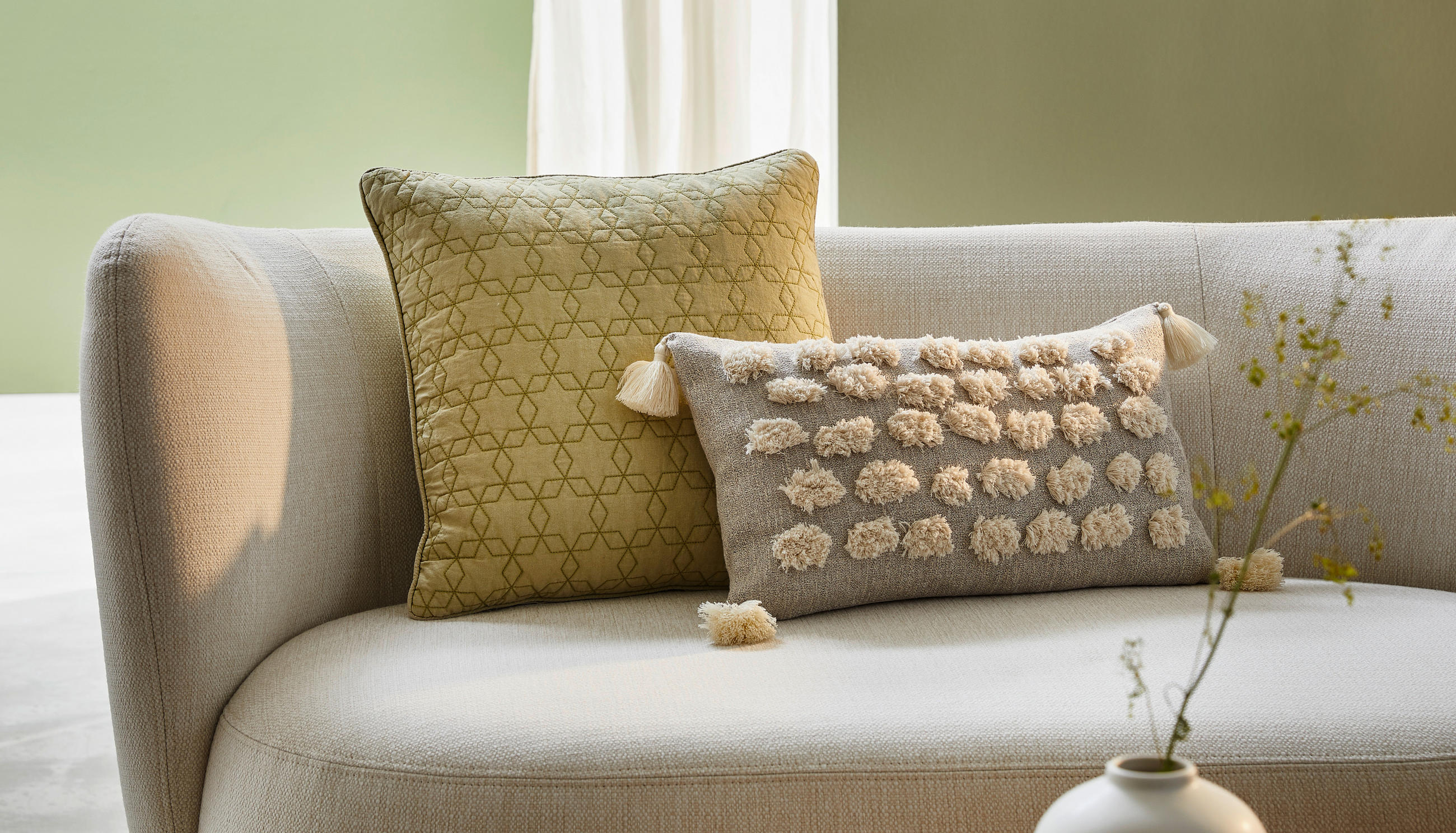 KISSENHÜLLE 30/50 cm - Naturfarben, Trend, Textil (30/50cm) - Tom Tailor