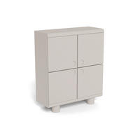 MEHRZWECKSCHRANK 100/120/40 cm,  in Grau  - Grau, Design, Holzwerkstoff (100/120/40cm) - MID.YOU