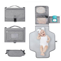 WICKELTASCHE  - Grau, Basics, Textil (20/40/30cm)