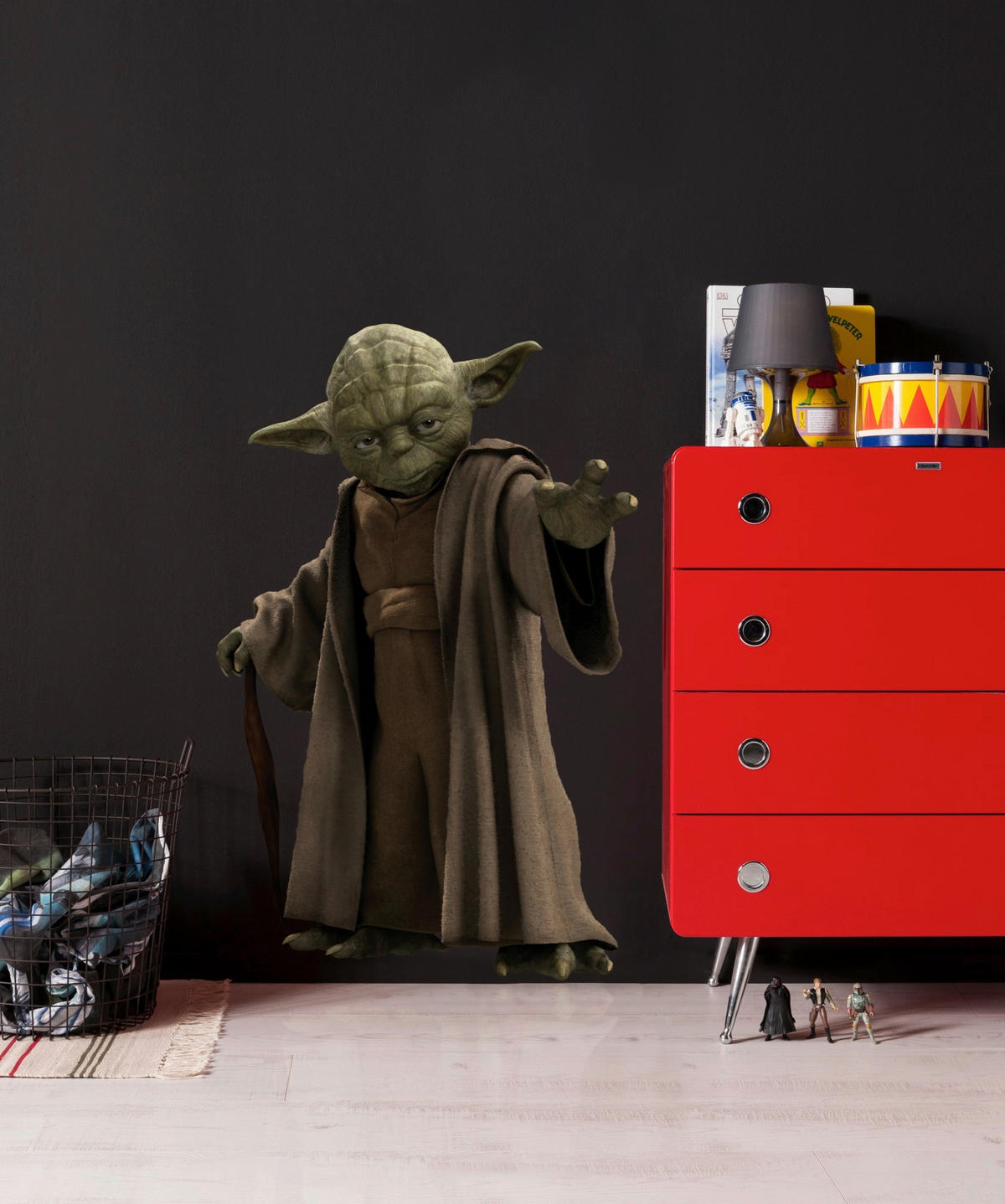 DEKOSTICKER Star Wars  - Braun/Grün, LIFESTYLE, Kunststoff (100/70cm) - Star Wars